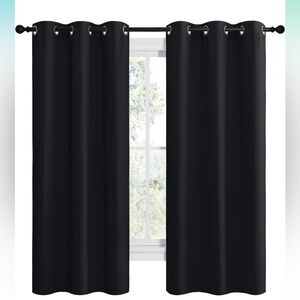 NICETOWN Black Blackout curtains